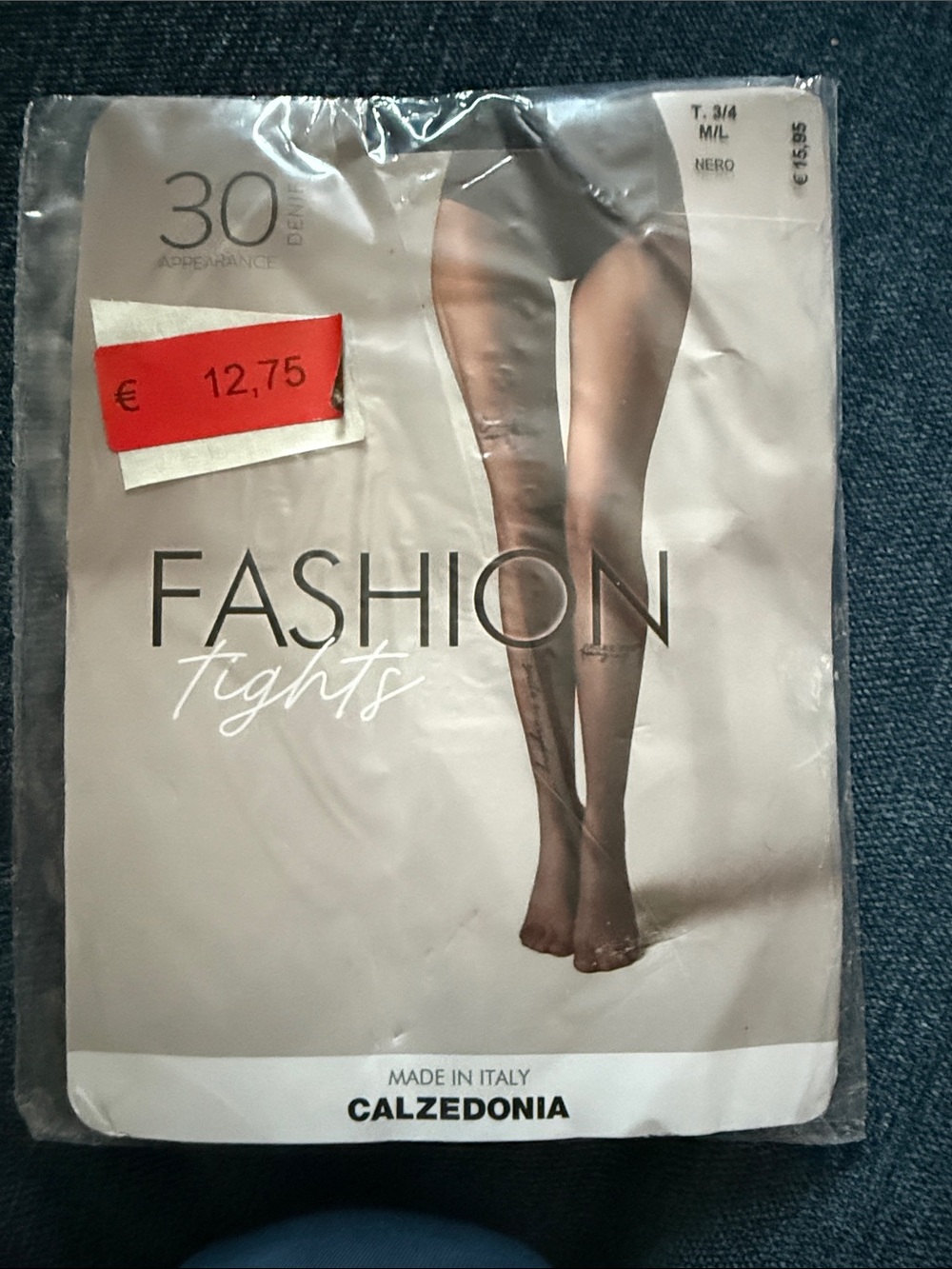 Calzedonia Fashion Tights 30 Denier in Black